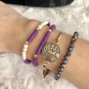 Eye Candy Tree of Life Bracelet Set